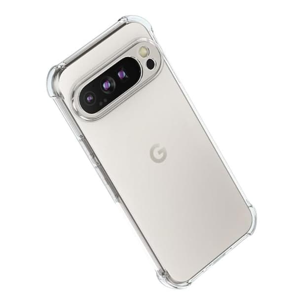 Coque för Google Pixel 9 Pro XL - Stötabsorberande Skydd TPU Mjuk Transparent Phonillico®