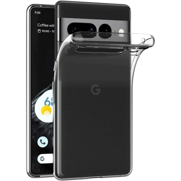 Skal till Google Pixel 7 PRO - Silikongel TPU Transparent Skydd Mjukt Ultratunt Phonillico®