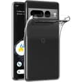 Miniatyrbild 1 av 6: Skal till Google Pixel 7 PRO - Silikongel TPU Transparent Skydd Mjukt Ultratunt Phonillico®