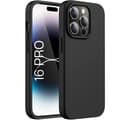Miniatyrbild 1 av 5: Coque svart för iPhone 16 PRO - Silikon Gel TPU Mjuk Ultra Tunn Phonillico®