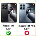 Miniatyrbild 2 av 5: Fodral - Phonillico® - Xiaomi 14T - Stötsäker - Flexibel - Transparent