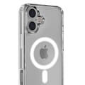 Miniatyrbild 5 av 6: Skal till iPhone 16 PLUS - Transparent silikon med integrerad magnetisk cirkel Phonillico®