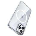 Miniatyrbild 4 av 6: Silikonskal till iPhone 16 PRO - Transparent silikon med integrerad magnetisk cirkel Phonillico®