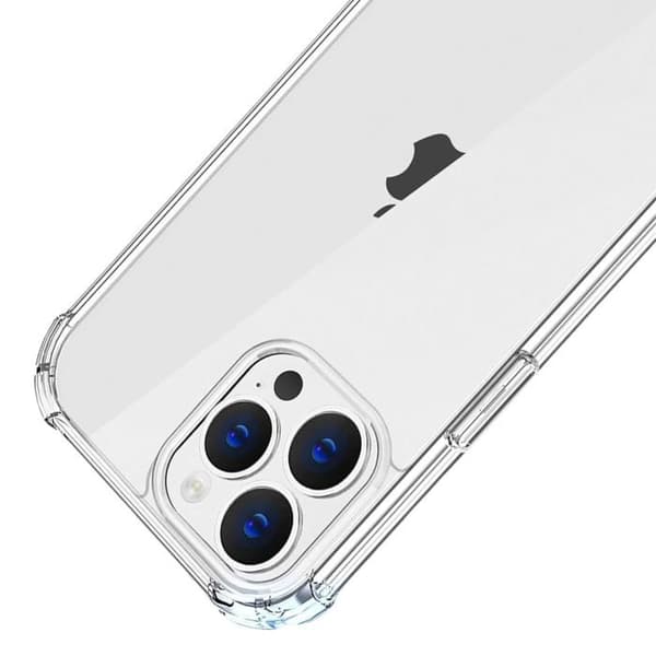Stötsäker Skal för iPhone 16 PRO MAX - Transparent Mjuk Silikon Phonillico®