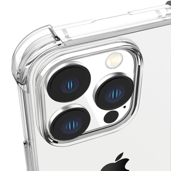 Stötsäker Skal för iPhone 16 PRO MAX - Transparent Mjuk Silikon Phonillico®