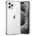 Miniatyrbild 1 av 5: Stötsäker Skal för iPhone 16 PRO MAX - Transparent Mjuk Silikon Phonillico®
