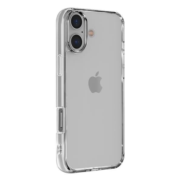 TPU-skal för iPhone 16 PLUS - Transparent silikongel Ultratunt mjukt skydd Phonillico®