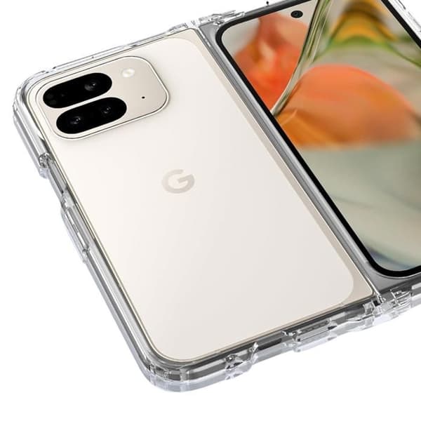Skyddande fodral i antichock för Google Pixel 9 Pro Fold - Transparent hårt skydd Phonillico®