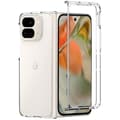 Miniatyrbild 1 av 5: Skyddande fodral i antichock för Google Pixel 9 Pro Fold - Transparent hårt skydd Phonillico®
