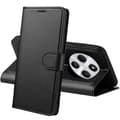 Miniatyrbild 1 av 5: Coque - Phonillico® - Xiaomi Redmi 14C - Plånbok Svart - Läderliknande - Semi-rigid