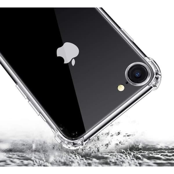 Transparent Silikon Stötsäkert Fodral för iPhone SE 2022 Phonillico®