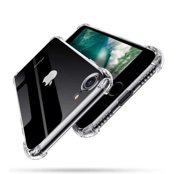Transparent Silikon Stötsäkert Fodral för iPhone SE 2022 Phonillico®
