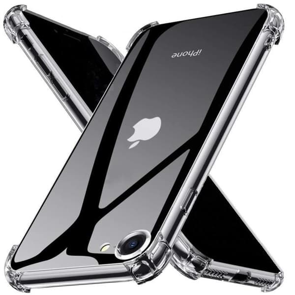 Coque Antichock Silikon Transparent för iPhone SE 2022 Phonillico®