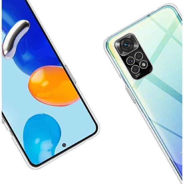 Coque för Xiaomi Redmi Note 11 - Redmi Note 11S - Silikon Gel TPU Transparent Skydd Mjuk Ultra Tunn Phonillico®
