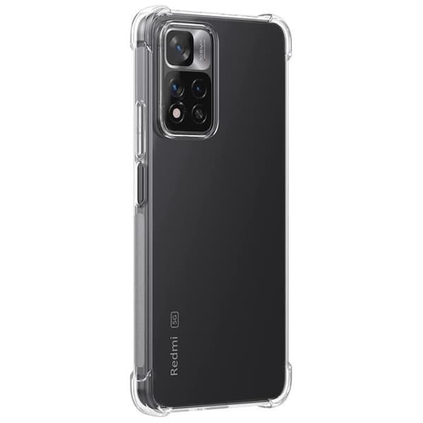 Fodral för Xiaomi Redmi Note 11 PRO+ 5G - Redmi Note 11 PRO PLUS 5G - Stötsäkert skydd Mjukt silikon Transparent Phonillico®