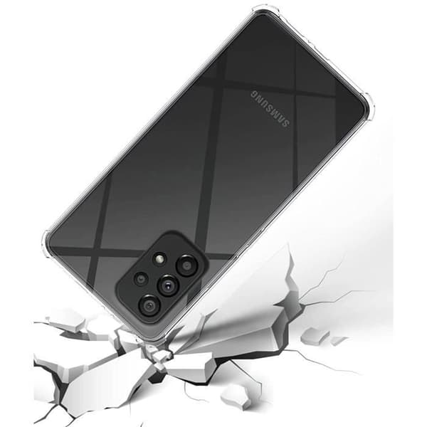 Skal till Samsung Galaxy A23 - Stötsäkert skydd Mjukt silikon Transparent Phonillico®