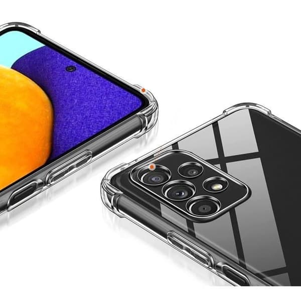Skyddande fodral för Samsung Galaxy A53 5G - Stöttålig mjuk silikon transparent Phonillico®