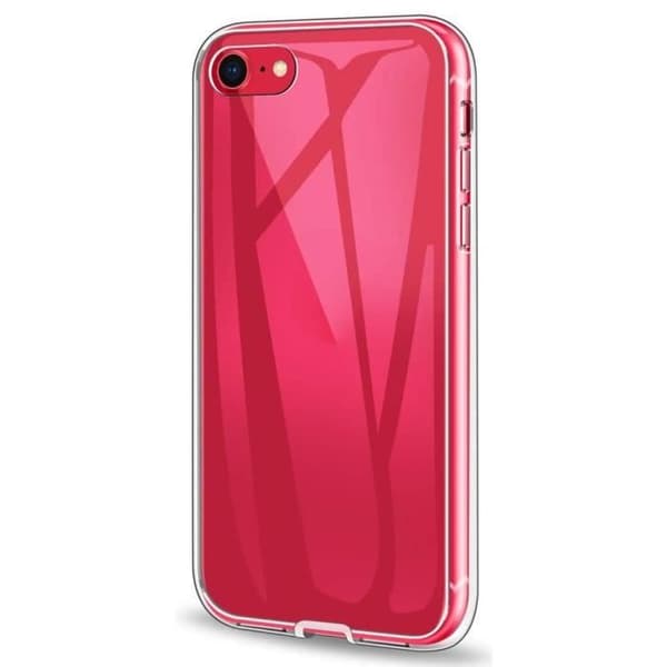 Cover for iPhone SE 2022 - 360 Full Transparent Case 2 Parts Front Back Stackable Phonillico®