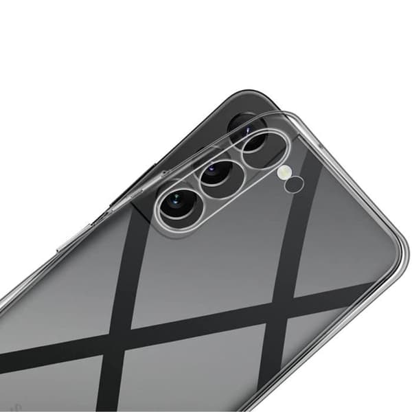 Coque för Samsung Galaxy S23 - Transparent Silikon Gel TPU Mjuk Skyd och Ultra Tunn Phonillico®