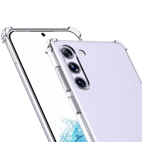 Skyddande fodral för Samsung Galaxy S23 PLUS - Stötsäker skydd TPU Mjuk Transparent Phonillico®