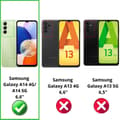Miniatyrbild 2 av 4: Coque för Samsung Galaxy A14 - Svart Fodral med Magnetiskt Lock och Kortfack Phonillico®