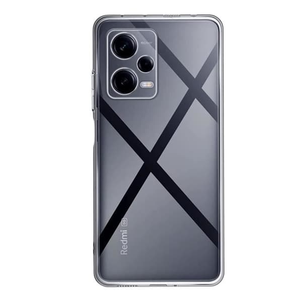 Fodral för Xiaomi Redmi Note 12 PRO 5G - Transparent Silikon Gel TPU Skydd Mjuk Ultra Tunn Phonillico®