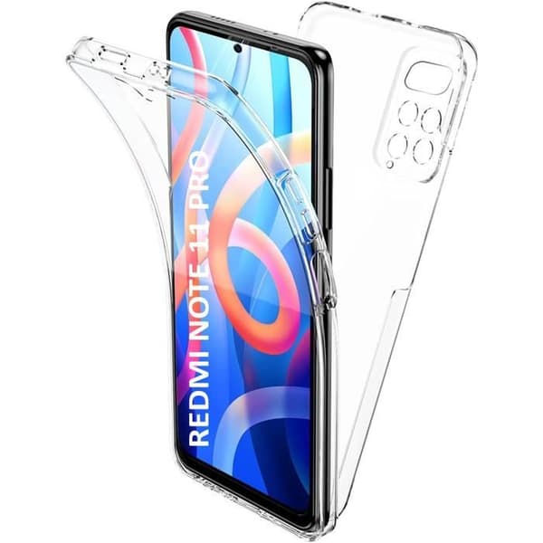 Coque för Xiaomi Redmi Note 11 PRO - Redmi Note 11 PRO 5G - Etui 360 Integrerad 2 Delar Framsidan Baksidan Phonillico®
