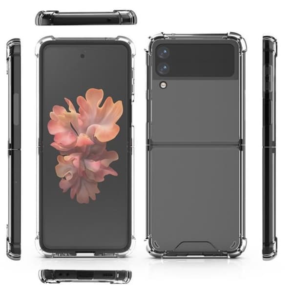 Coque för Samsung Z FLIP 4 - Stötsäker Skydd Silikon Mjuk Transparent Phonillico®