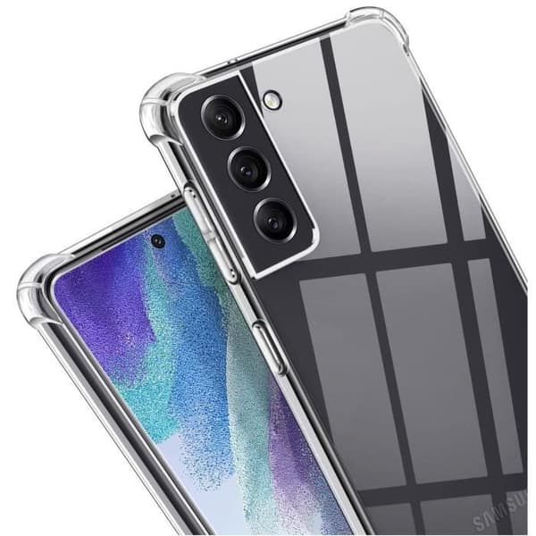 Skal till Samsung S22 PLUS 5G - Stötsäkert skydd Mjukt silikon Transparent Phonillico®