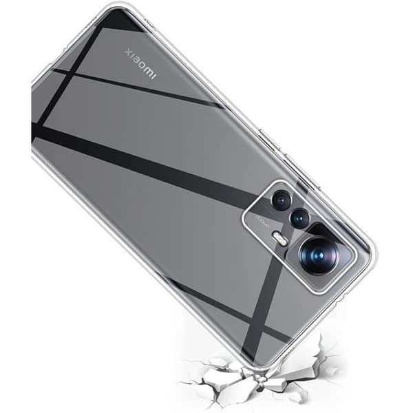 Fodral för Xiaomi 12T - Xiaomi 12T PRO - Silikongel TPU Transparent Skydd Mjukt Ultratunt Phonillico®