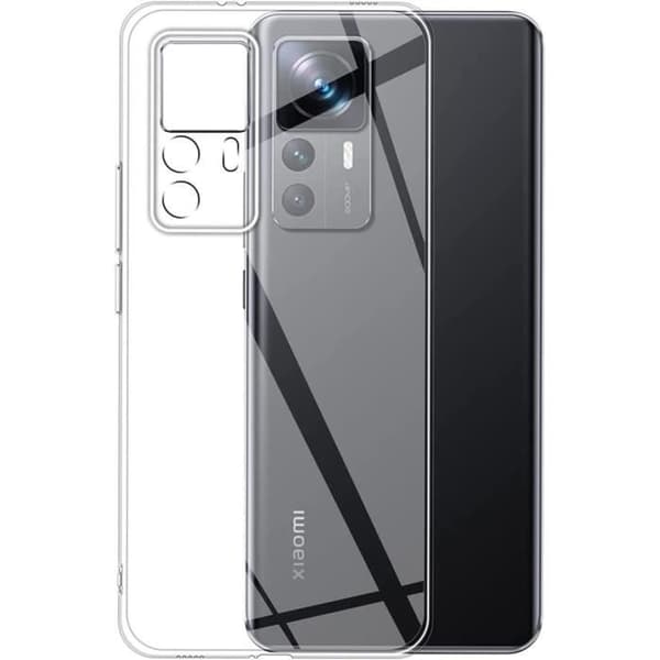 Fodral för Xiaomi 12T - Xiaomi 12T PRO - Silikongel TPU Transparent Skydd Mjukt Ultratunt Phonillico®