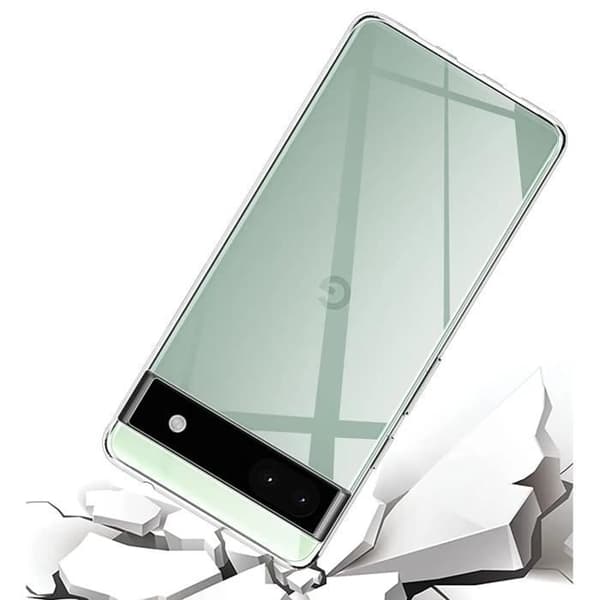 Skal till Google Pixel 6a - Silikongel TPU Transparent Skydd Mjukt Ultratunt Phonillico®