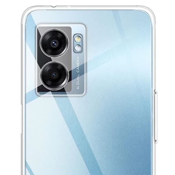 Coque för Oppo A77 5G - Transparent TPU-silikon skydd, mjukt och tunt Phonillico®