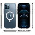 Miniatyrbild 2 av 4: Skal till iPhone 14 PRO MAX - Transparent silikon med integrerad magnetisk cirkel Phonillico®