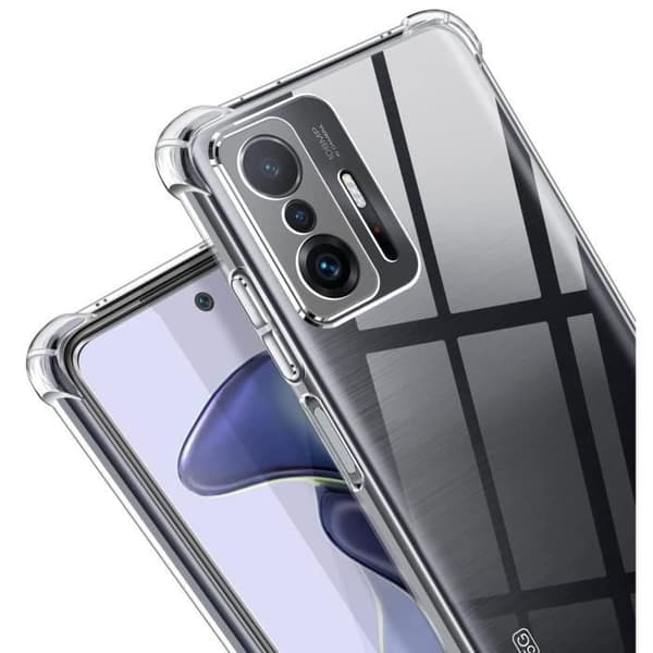Coque för Xiaomi 11T 5G - 11T PRO 5G - Stötabsorberande Skydd Silicone Mjuk Transparent Phonillico®