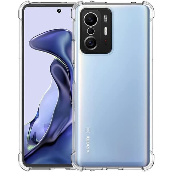 Coque för Xiaomi 11T 5G - 11T PRO 5G - Stötabsorberande Skydd Silicone Mjuk Transparent Phonillico®