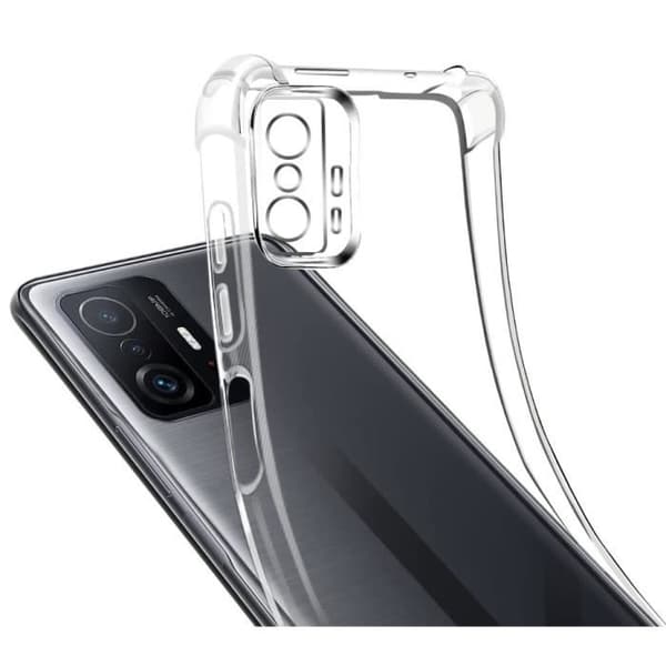 Coque för Xiaomi 11T 5G - 11T PRO 5G - Stötabsorberande Skydd Silicone Mjuk Transparent Phonillico®