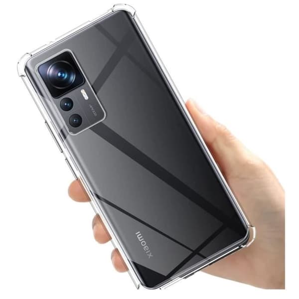 Skydd för Xiaomi 12T - 12T PRO - Stötabsorberande TPU Mjuk Transparent Phonillico®