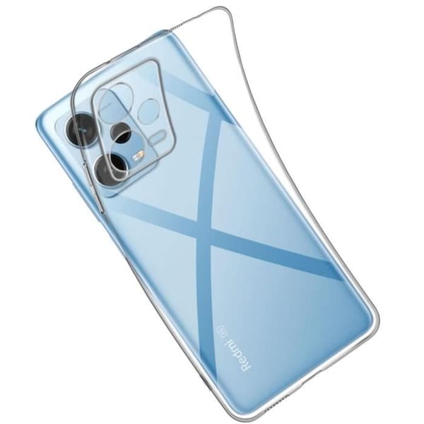 Coque för Xiaomi Redmi Note 12 PRO PLUS 5G - Redmi Note 12 PRO+ 5G - Silikon Gel TPU Transparent Skydd Mjuk Phonillico®