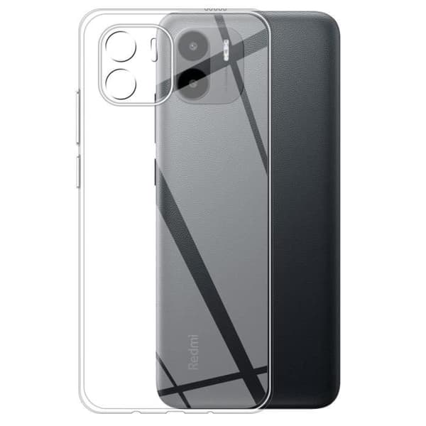 Skal till Xiaomi Redmi A2 - Silikongel TPU Transparent Skydd Mjukt Ultratunt Phonillico®