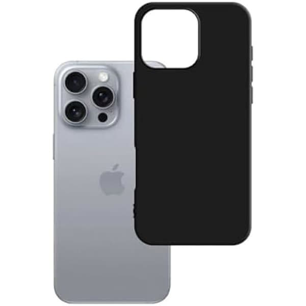 Coque - 3MK - iPhone 16 Pro Max - Svart - Extra skydd - Elegant och lätt