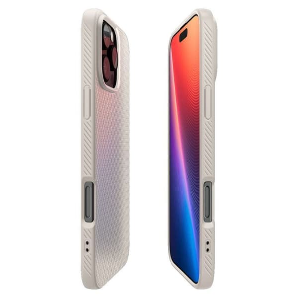Coque för iPhone 16 Pro Liquid Air - Spigen - Natural Titanium