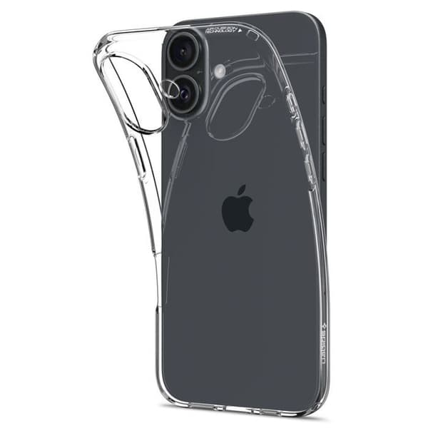 Coque för iPhone 16 Plus Liquid Crystal - Spigen - Crystal Clear