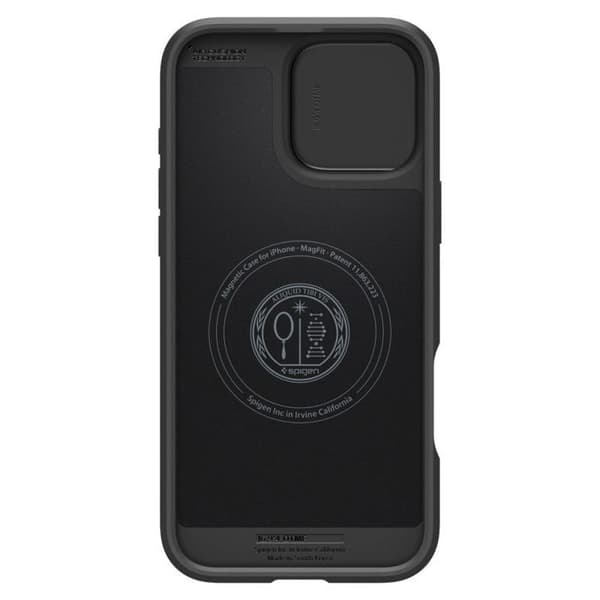 Skyddsskal - Spigen - iPhone 16 Pro Max - Svart - Semi-rigida - MagSafe