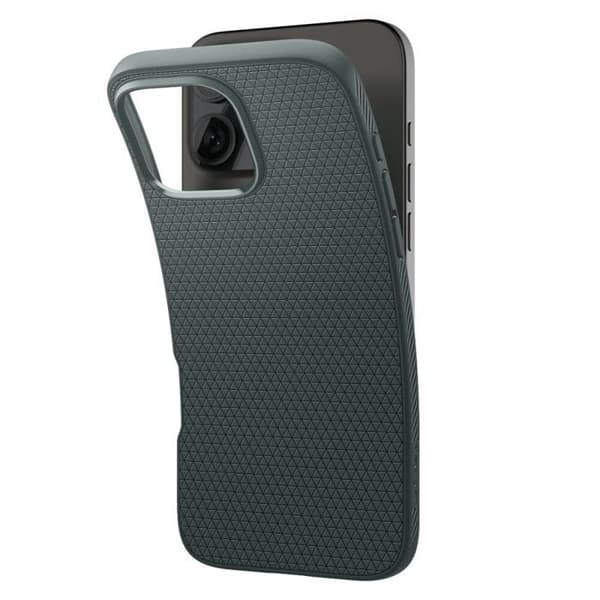 Skyddsskal - Spigen - iPhone 16 Pro - Abyss Green - Halvstyv - Elegant