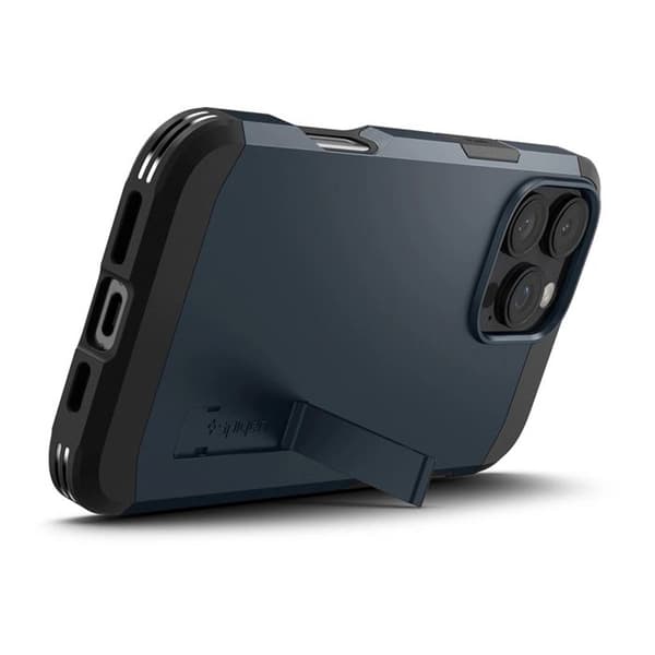 Skyddsfodral - Spigen - iPhone 16 Pro - Metal Slate - Halvstyv - Elegant