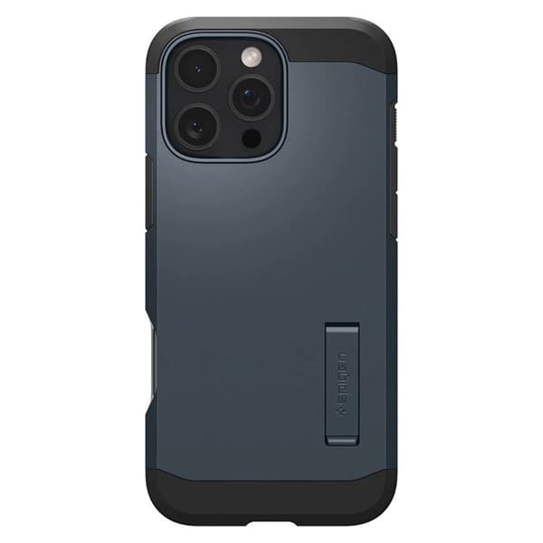 Skyddsfodral - Spigen - iPhone 16 Pro - Metal Slate - Halvstyv - Elegant