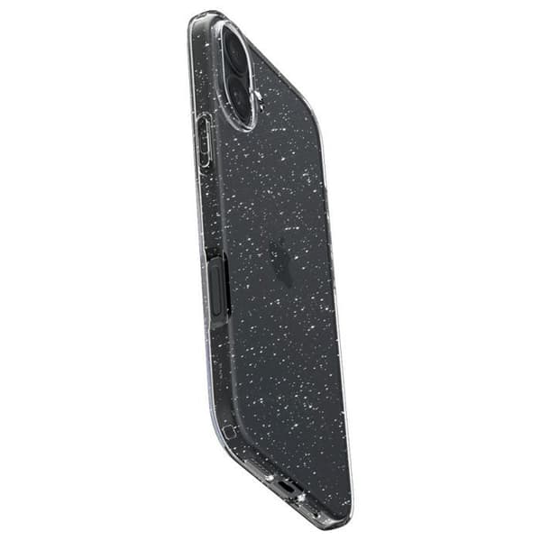 Skyddsöverdrag - Spigen - iPhone 16 - Semi-hård - Glitter - Kristallkvarts