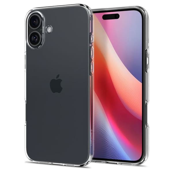 Skyddsfodral - Spigen - iPhone 16 - Semihård - Klar - Optimal skydd