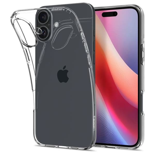 Skyddsfodral - Spigen - iPhone 16 - Semihård - Klar - Optimal skydd